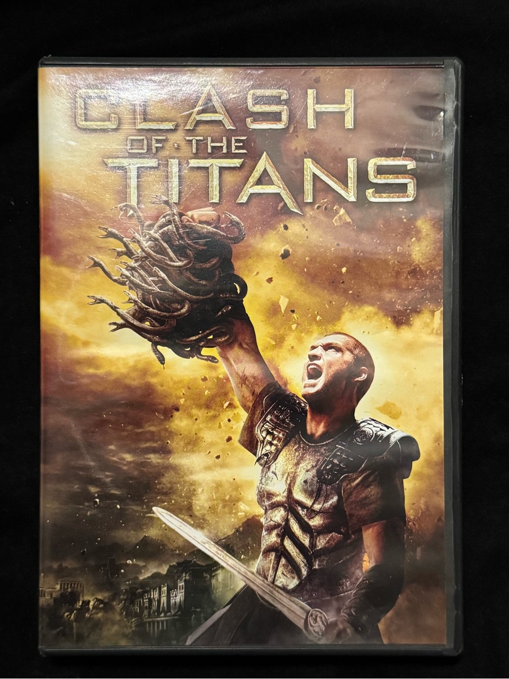 Clash of the Titans DVD Movie - Gold & Brown Cover